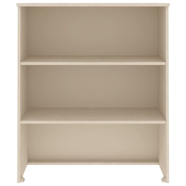 vidaXL Komodos viršus HAMAR, rudas, 85x35x100cm, pušies masyvas