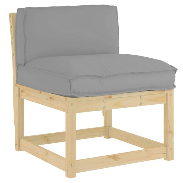 vidaXL Pagalvėlė Pilka 70 x 40 x 12 cm Oksfordo audinys