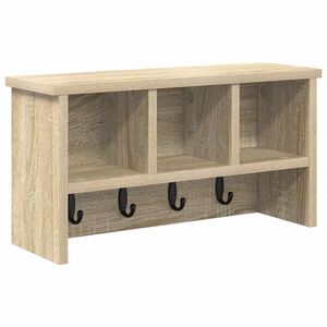 vidaXL Prikabinamas paltas Sieninis Sonoma ąžuolas 50 x 16 x 26 cm