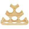 vidaXL Stovas vynui skirtas 6 buteliams, 35x18x25,5cm, bambukas
