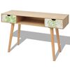 vidaXL Konsolinis staliukas, MDF, 120x40x78 cm, rudas