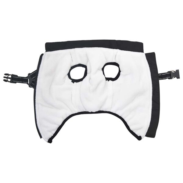 vidaXL &Scaron;uns Kailinis Juoda L32 Fleece ir poliesteris