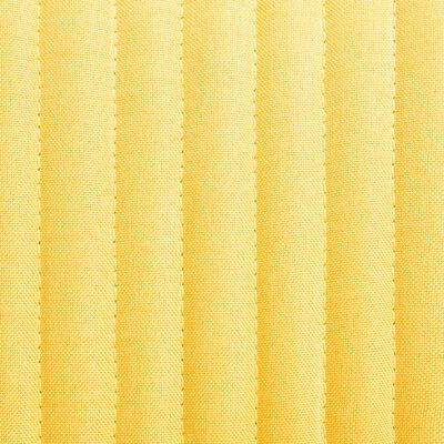 vidaXL Valgomojo kėdės, 4vnt., geltonos spalvos, audinys