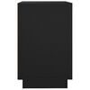 vidaXL Šoninė spintelė, juodos spalvos, 102x35x60cm, apdirbta mediena