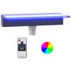 vidaXL Krioklys su įvairių spalvų LED lemputėmis, 45cm, akrilas