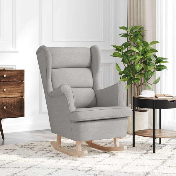 vidaXL Supama kėdė Cloud Pilka 74x90x102 cm Audinys