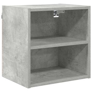 vidaXL Pakabinama spintelė su saugykla Betono pilka 40 x 29,5 x 40 cm