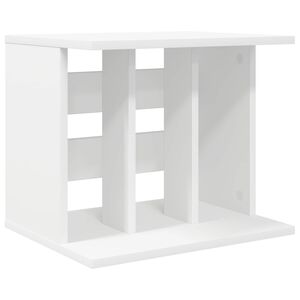 vidaXL Vinilo įra&scaron;ų saugojimas Balta 42 x 33 x 36 cm Apdirbta mediena