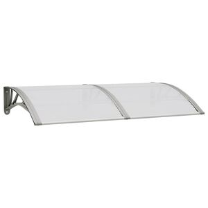 vidaXL Stogelis durims, pilkos spalvos, 150x75cm, polikarbonatas