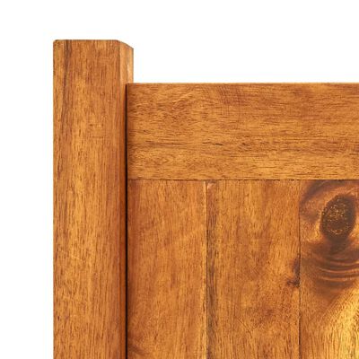 vidaXL Lovelis, akacijos mediena, 76x27,6x25cm, aukštas