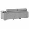 vidaXL Sofa Debesų pilka 219 x 77 x 82 cm audinys
