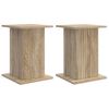 vidaXL Augalų stovas 2 pcs Sonoma ąžuolas 30,5 x 30 x 43 cm