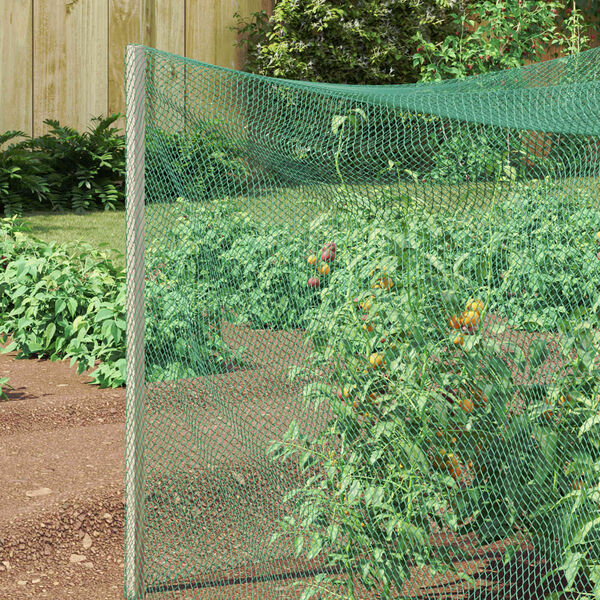 vidaXL Pauk&scaron;čių apsaugos tinklas Žalia 4 x 5 m Polietilenas