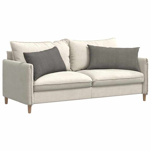 vidaXL Sofa Pagalvės 2 pcs Šviesiai pilka 80 x 40 cm