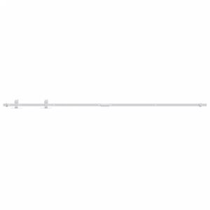 vidaXL Stumdomų spintelės durelių rinkinys, baltas, 200cm, plienas