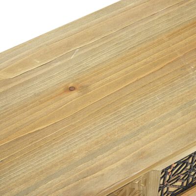 vidaXL Šoninė spintelė, rudos spalvos, 60x30x56,5cm, mediena