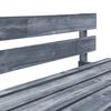 vidaXL Sodo sofa i&scaron; palečių su smėlio pagalvėlėmis, pu&scaron;ies mediena