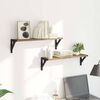 vidaXL Sieninės lentynos 2 pcs Amatininkų ąžuolas 60 x 15 x 15,5 cm