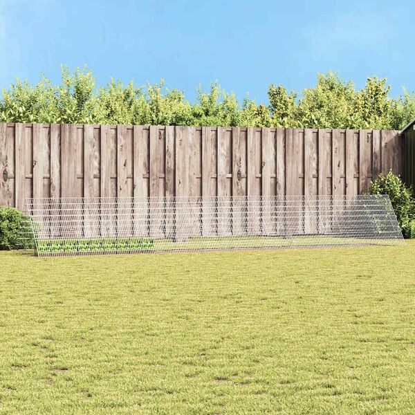 vidaXL Triušių narvas Sidabro 215 x 100 x 85 cm Cinkuota plienas