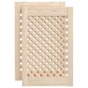 vidaXL Spintelės durelės, 2vnt., 39,5x61,5 cm, pu&scaron;is, grotelių dizaino