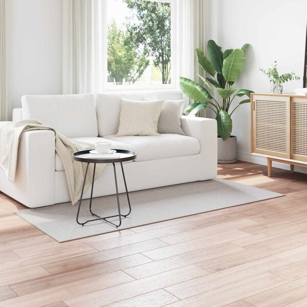 vidaXL Zoninės kiliminės dangos LUGO Kremas ir pilka 200 x 80 cm