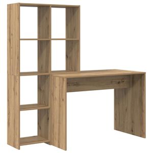vidaXL Stalas Amatininkų ąžuolas 138,5 x 55 x 143 cm Apdirbta mediena
