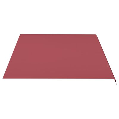 vidaXL Pakaitinis audinys markizei, raudonos spalvos, 5x3,5 m