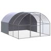 vidaXL Lauko narvas vi&scaron;čiukams, 3x4x2m, galvanizuotas plienas
