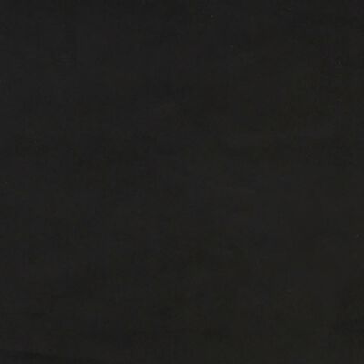 vidaXL Spyruoklinis čiužinys, juodos spalvos, 120x200x20 cm, aksomas