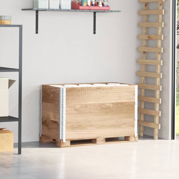 vidaXL Padėklų apvadai, 3vnt., 100x50cm, pu&scaron;ies medienos masyvas