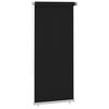 vidaXL Lauko roletas, juodos spalvos, 100x230cm