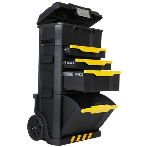 Stanley Įrankių dėžė su ratukais, juodos spalvos, plastikas, 1-79-206
