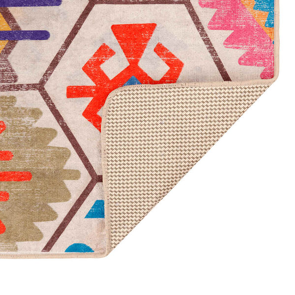 vidaXL Kilimas, įvairių spalvų, 80x150cm, neslystantis, skalbiamas