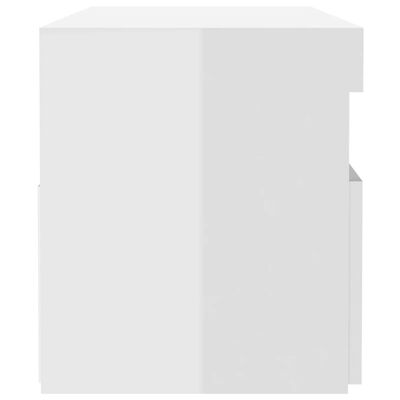 vidaXL Naktinės spintelės, baltos spalvos, 60x35x40cm, MDP