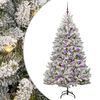 vidaXL Dirbtinė Kalėdų eglutė 180 cm 300 LED &Scaron;ilta balta