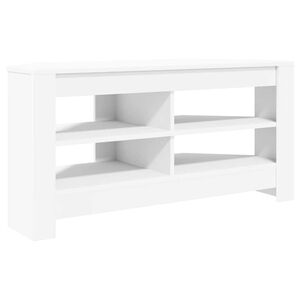 vidaXL KampinėTVspintelė Balta 102 x 40,5 x 45 cm Apdirbta mediena