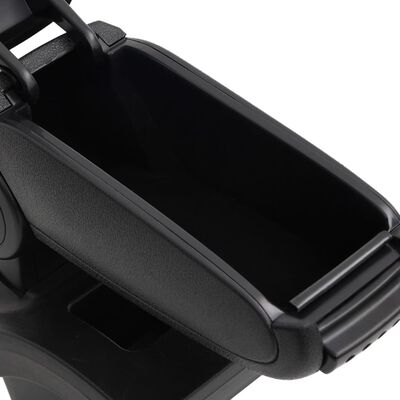 vidaXL Automobilio porankis, juodos spalvos, 16x30x(40-50)cm, ABS