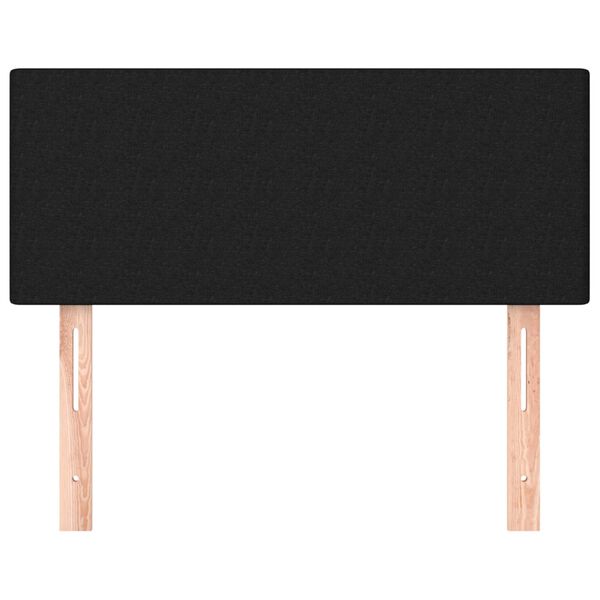 vidaXL Galvūgalis, juodos spalvos, 90x5x78/88cm, audinys