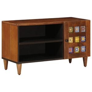 vidaXL Televizoriaus spintelė graikinis rie&scaron;utmedis 80 x 33 x 46 cm