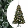 vidaXL Dirbtinė kalėdinė eglutė su rutuliuku 120 cm 150 LED