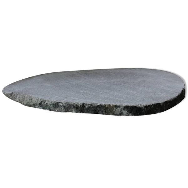 vidaXL Akmenys Sodo Takeliui, 3 vnt., Upės Akmuo