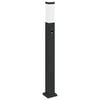 vidaXL Apsauginis stulpelis su jutikliu, 80 cm, juodas, IP44