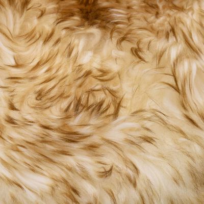 vidaXL Avies kailio kilimėlis, rudos spalvos mišinys, 60x180 cm