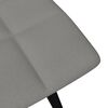 vidaXL Baro taburetės, 2vnt., &scaron;viesiai pilkos spalvos, aksomas