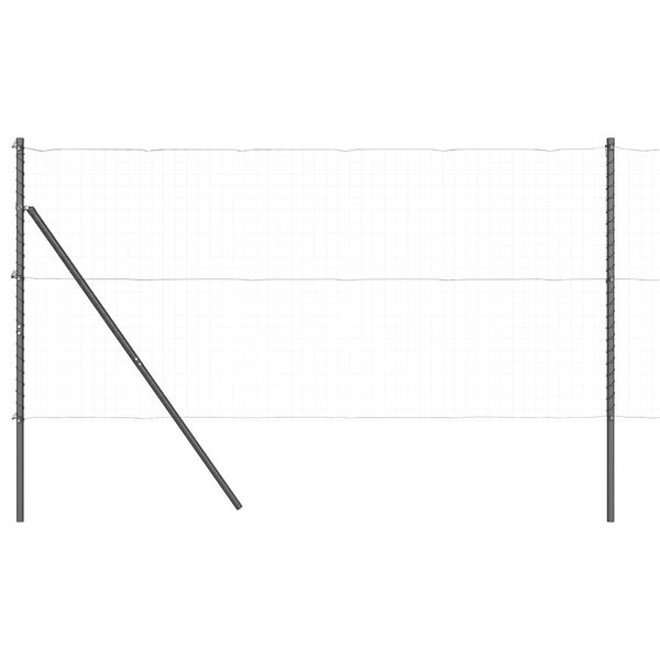 vidaXL Tvorelės stulpas Kita 52 pcs Pilka 3,2 x 3,2 x 190 cm Plienas
