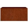 vidaXL Lovelis, 62x30x29cm, Corten plienas