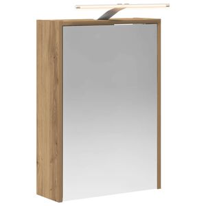 vidaXL Vonios veidrodžio spinta Meistrų ąžuolas 43 x 16 x 62.5 cm