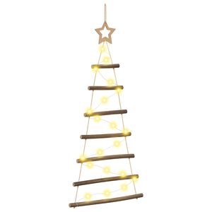 vidaXL Kabantis Kalėdų medis 90 cm 30 LED &Scaron;ilta balta