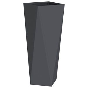 vidaXL Lovelis Antracitas 30 x 30 x 75 cm Plienas