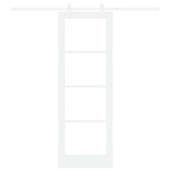 vidaXL Slankios durys Balta 73,5 x 211 cm